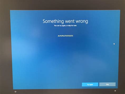 Autopilot Error .